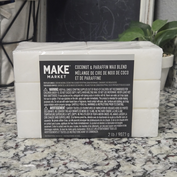 Make Market Coconut & Paraffin Wax Blend Blocks - Picture 1 of 4